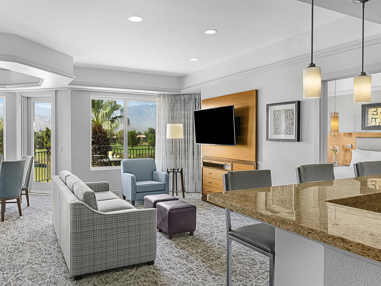 Living Room and Dining Room